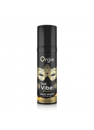 Съедобный гель Dual Vibe Pina Colada с эффектом вибрации и вкусом коктейля пина колада - 15 мл. - ORGIE - купить с доставкой в Грозном