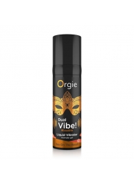 Съедобный гель Dual Vibe Sex On The Beach с эффектом вибрации и вкусом коктейля «секс на пляже» - 15 мл. - ORGIE - купить с доставкой в Грозном