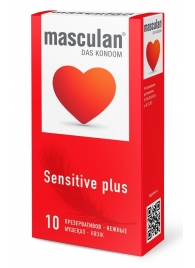 Презервативы Masculan Sensitive plus - 10 шт. - Masculan - купить с доставкой в Грозном