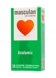 Презервативы анатомической формы Masculan Anatomic - 10 шт. - Masculan - купить с доставкой в Грозном