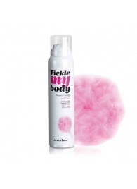 Массажная хрустящая пенка Tickle My Body Cotton Candy с ароматом сладкой ваты - 150 мл. - Love to Love - купить с доставкой в Грозном