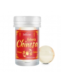 Интимный гель Chinesa Esfera с охлаждающе-пульсирующим эффектом (2 шарика по 3 гр.) - HotFlowers - купить с доставкой в Грозном