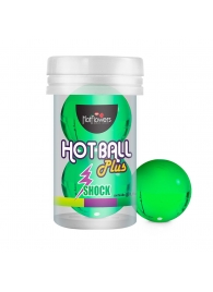 Лубрикант на силиконовой основе Hot Ball Plus с покалывающим эффектом (2 шарика по 3 гр.) - HotFlowers - купить с доставкой в Грозном