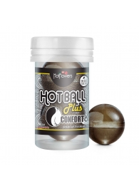 Анальный лубрикант на масляной основе Hot Ball Plus Conforto (2 шарика по 3 гр.) - HotFlowers - купить с доставкой в Грозном