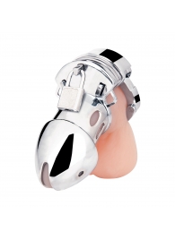 Клетка на пенис из металла Obedience Cock Cage - BlueLine - купить с доставкой в Грозном