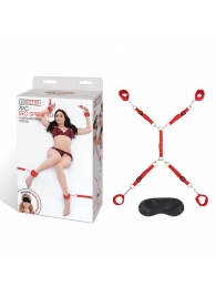 Красная фиксация на матрас Classic Bedspreader - Lux Fetish - купить с доставкой в Грозном