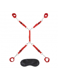 Красная фиксация на матрас Classic Bedspreader - Lux Fetish - купить с доставкой в Грозном