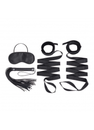 Эротический набор 4PC Bondage Bed Strap   Flogger Kit - Lux Fetish - купить с доставкой в Грозном