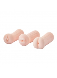 Набор из 3 мастурбаторов The Girl Next Door Tina - Dream Toys - в Грозном купить с доставкой