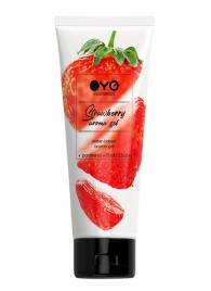 Лубрикант на водной основе OYO Aroma Gel Strawberry с ароматом клубники - 75 мл. - OYO - купить с доставкой в Грозном