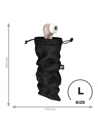 Черный мешочек для хранения игрушек Treasure Bag L - Satisfyer - купить с доставкой в Грозном