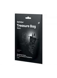 Черный мешочек для хранения игрушек Treasure Bag L - Satisfyer - купить с доставкой в Грозном