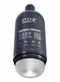 Мастурбатор в бутылке Shower Therapy Deep Cream - Pipedream - в Грозном купить с доставкой