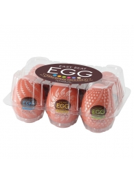 Набор из 6 мастурбаторов-яиц Tenga Egg Variety Pack V - Tenga - в Грозном купить с доставкой
