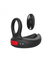 Черное эрекционное виброкольцо Cock Ring с пультом ДУ - I-MOON - в Грозном купить с доставкой
