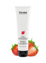 Лубрикант на водной основе Nuei Inlube с алоэ вера и ароматом клубники - 100 мл. - Nuei cosmetics - купить с доставкой в Грозном