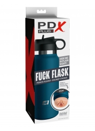 Мастурбатор-вагина в синей колбе F*ck Flask - Pipedream - в Грозном купить с доставкой