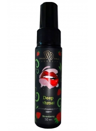 Спрей для горла Deep Throat с десенсибилизирующим эффектом и вкусом клубники - 50 мл. - БиоМед - купить с доставкой в Грозном