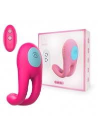 Розовое виброкольцо с пультом ДУ - I-MOON - в Грозном купить с доставкой