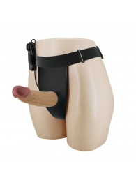 Полый вибрострапон на регулируемых трусиках Draven - 17,5 см. - Baile - купить с доставкой в Грозном