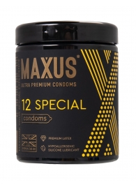 Презервативы с точками и рёбрами MAXUS Special - 12 шт. - Maxus - купить с доставкой в Грозном