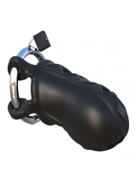 Черный замок верности Extreme Silicone Cock Blocker - Pipedream - купить с доставкой в Грозном