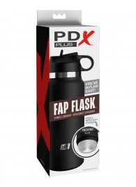 Черный мастурбатор в виде бутылки Fap Flask - Pipedream - в Грозном купить с доставкой