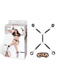 Леопардовая фиксация на матрас для рук и ног Classic Bedspreader - Lux Fetish - купить с доставкой в Грозном