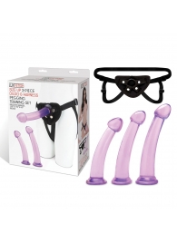 Тренировочный набор с тремя насадками Pegging Training Set - Lux Fetish - купить с доставкой в Грозном