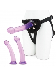 Тренировочный набор с тремя насадками Pegging Training Set - Lux Fetish - купить с доставкой в Грозном