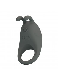 Серое эрекционное кольцо с вибрацией Master Ring - Baile - в Грозном купить с доставкой