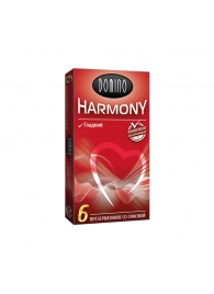 Гладкие презервативы Domino Harmony - 6 шт. - Domino - купить с доставкой в Грозном