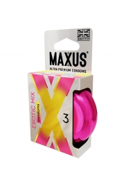 Ароматизированные презервативы Maxus Exotic Mix - 3 шт. - Maxus - купить с доставкой в Грозном