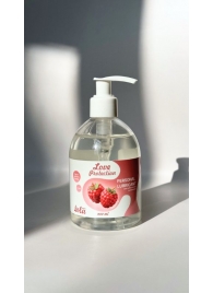 Лубрикант на водной основе Love Protection Raspberry с ароматом малины - 300 мл. - Lola Games - купить с доставкой в Грозном