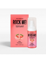 Жидкий вибратор Nuei Rock Me! с ароматом клубники - 20 мл. - Nuei cosmetics - купить с доставкой в Грозном
