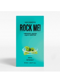 Жидкий вибратор Nuei Rock Me! с ароматом мяты - 20 мл. - Nuei cosmetics - купить с доставкой в Грозном