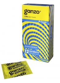 Классические презервативы с обильной смазкой Ganzo Classic - 12 шт. - Ganzo - купить с доставкой в Грозном