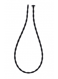 Черный уретральный массажер Glide Medium - 30 см. - Lola Games - купить с доставкой в Грозном