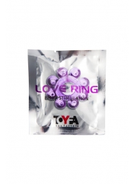 Мягкая фиолетовая гелевая насадка - Toyfa Basic - в Грозном купить с доставкой