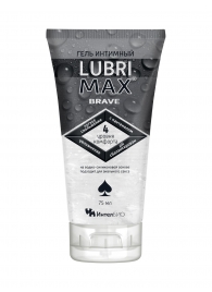 Водно-силиконовый интимный гель-смазка Lubrimax Brave - 75 мл. - ИнтелБИО - купить с доставкой в Грозном