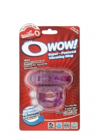Фиолетовое эрекционное виброкольцо OWOW PURPLE - Screaming O - в Грозном купить с доставкой