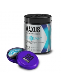 Гладкие презервативы Maxus G spot с двойной спиралью - 15 шт. - Maxus - купить с доставкой в Грозном