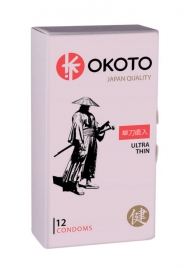 Тонкие презервативы OKOTO Ultra Thin - 12 шт. - Sitabella - купить с доставкой в Грозном