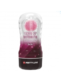 Прозрачный текстурированный мастурбатор Vacuum Cup Masturbator Black Hole - Baile - в Грозном купить с доставкой