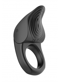 Черное эрекционное виброкольцо Vibro Lust Ring - MALESATION - в Грозном купить с доставкой