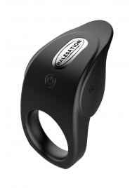 Черное эрекционное виброкольцо Vibro Lust Ring - MALESATION - в Грозном купить с доставкой