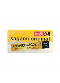 Презервативы увеличенного размера Sagami Original 0.02 XL-size - 12 шт. - Sagami - купить с доставкой в Грозном