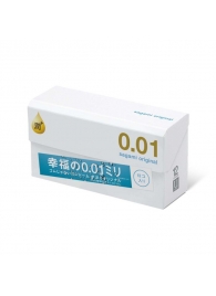 Увлажнённые презервативы Sagami Original 0.01 Extra Lub - 12 шт. - Sagami - купить с доставкой в Грозном