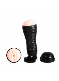 Мастурбатор-вагина Flora с присоской в основании - Baile - в Грозном купить с доставкой