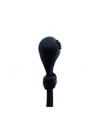 Чёрное лассо на пенис с вибрацией - Baile - в Грозном купить с доставкой